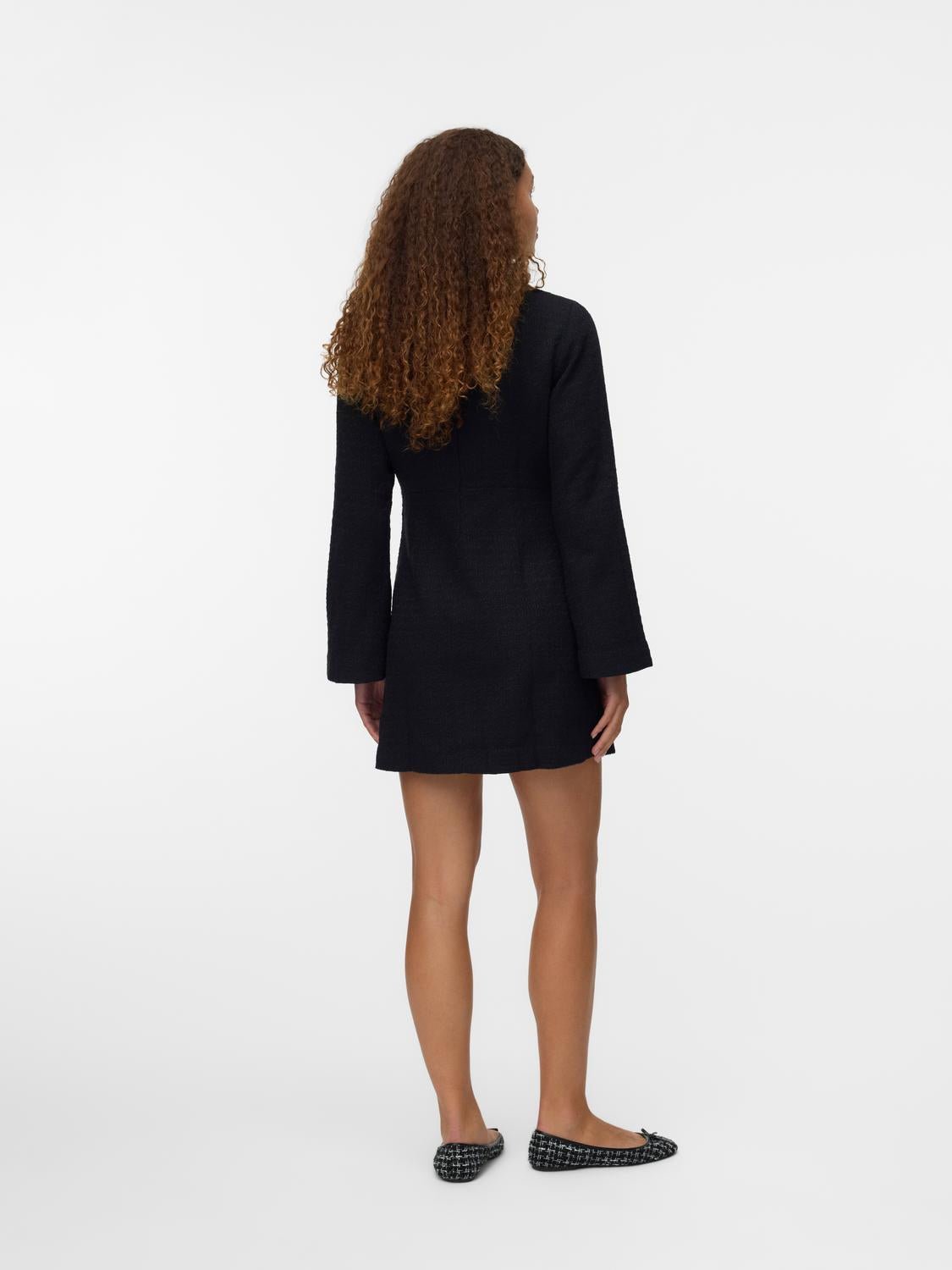 VMANES Short Dress - Black - VERO MODA & VILA Bergvik